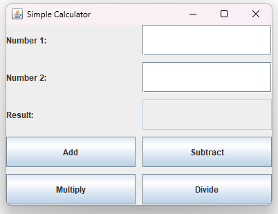 Calculator GUI Preview
